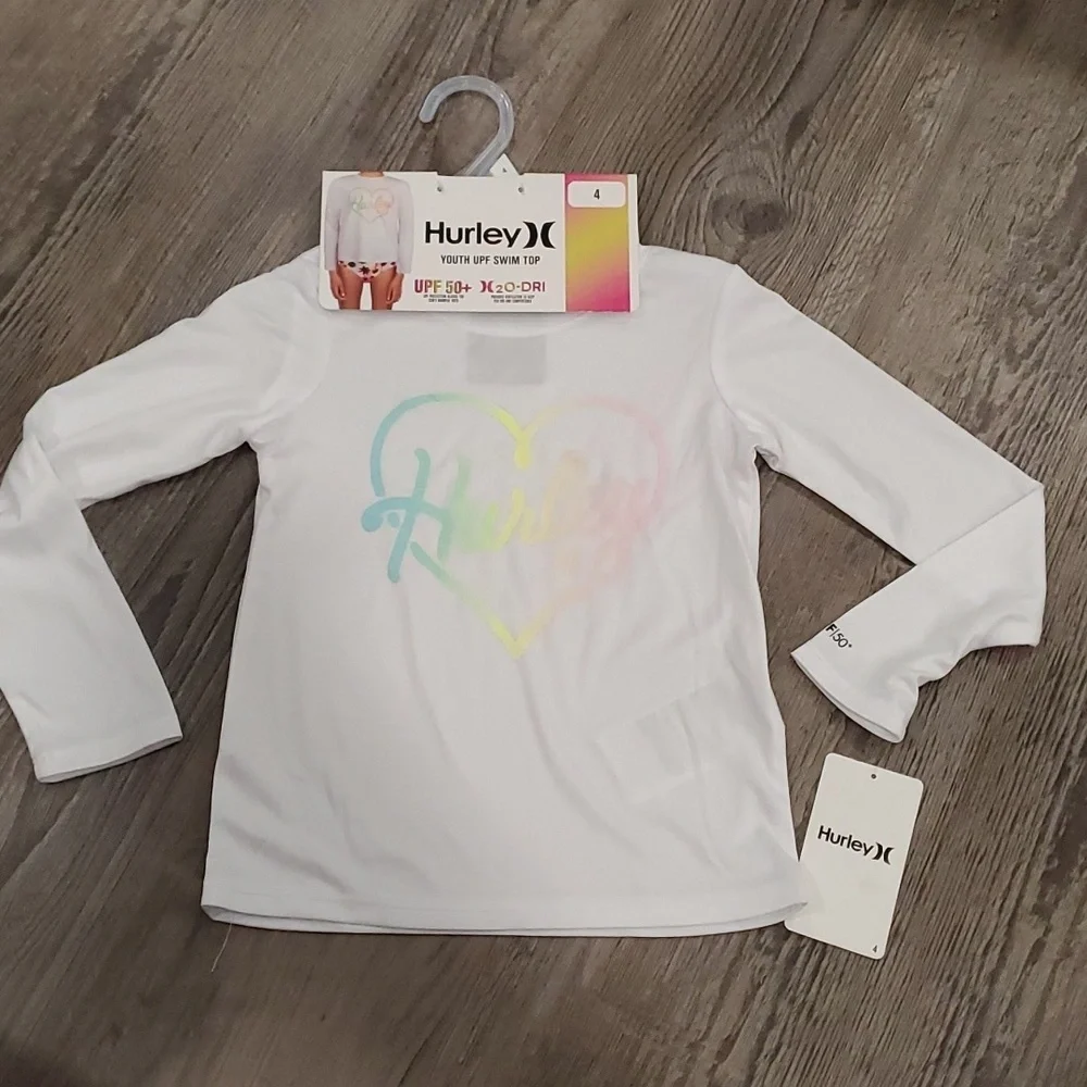 Hurley Girls' Long Sleeve Dri-Fit UPF 50+ Shirt